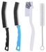 Balayez la brosse 4 pièces - Poils durs - Manche fin