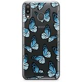 ERT GROUP mobiel telefoonhoesje voor Samsung M20 origineel en officieel erkend Babaco patroon Butterflies 002 optimaal aangepast aan de vorm van de mobiele telefoon, gedeeltelijk bedrukt