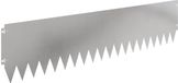 vidaXL Gazonrand 10 st 103 x 25 cm staal zilver