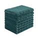 HYER KITCHEN Microvezel-theedoeken, zacht, super absorberend en pluisvrij, keukenhanddoeken, 8 stuks (groen met rasterpatroon), 66 x 45,7 cm