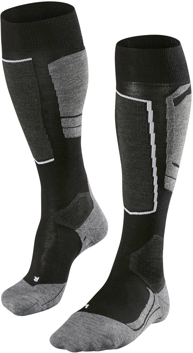 Falke SK 4 Wintersportsokken Dames Zwart Maat 3738