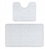 Dywany Łuszczów Sp. z o.o. 2-delige badmat set 60x100 cm glad wit antislip zacht
