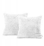 DecoKing Mic Sierkussenhoes Wit Glad Classic 45x45 cm