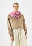 Codello Loopsjaal van gerecycled polyester met vlindermotieven
