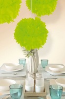 Folat Pompom - Neon Appelgroen 30cm