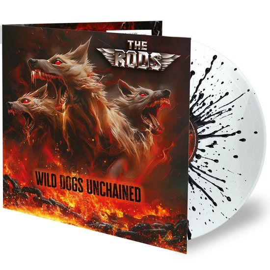 Wild The Rods Wild Dogs Unchained LP Coloured Vinyl Clear-Black Splatter