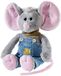 Heunec 335172 Pluche Dier Grijs Blauw Roze