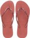 Havaianas Slim Glitter II Teenslippers Dames Roze - Rood