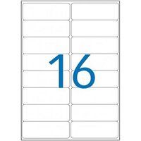 AGIPA APLI-Agipa - Gerecycled papier - mat - permanente kleeflaag - wit - 99.1 x 33.9 mm 1600 etiket(ten)