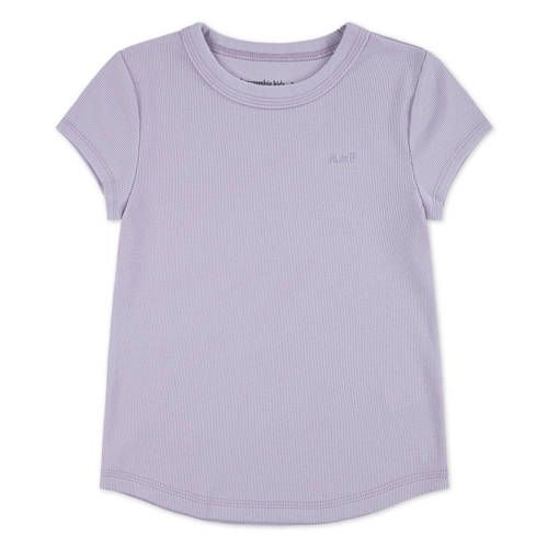 Abercrombie & Fitch T-shirt lila rib gebreid