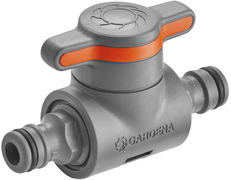 Gardena Coupling with Flow-Control Valve