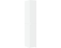 vidaXL Hoge kast, wit, 30x42,5x185 cm, bewerkt hout