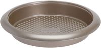 Merkloos Ronde taart/quiche bakvorm 27 cm Bruin Metaal