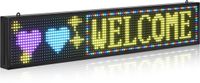 Vevor Programmeerbaar LED-Scherm met Scrollfunctie P10, Volledig In Kleur, 99 x 19cm