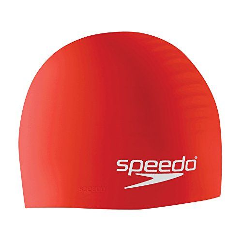Speedo Unisex Siliconen Badmuts - Rood - One Size