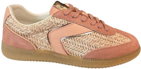 Verbenas Sound Tropic Salmone Alba Sneakers Roze Suede Dames