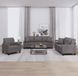 Maison Exclusive ensemble de canapé 3 pièces avec coussins, gris, similicuir