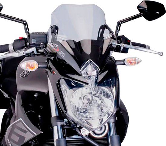 Puig 5026H Naked New Generation Sport Windscherm - Yamaha Xj 6 - Zwart
