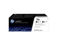 HP 78A Originele Zwarte LaserJet Tonercartridge, 2-Pack