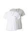 Levi's Perfect T-shirt met V-hals (2 stuks) - Dames - XS - Veelkleurig / 2 Pack V Neck White + & Starstruck Heather