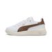 PUMA Court Bae Feline sneakers pour Femmes, Blanc/Or, Taille 37