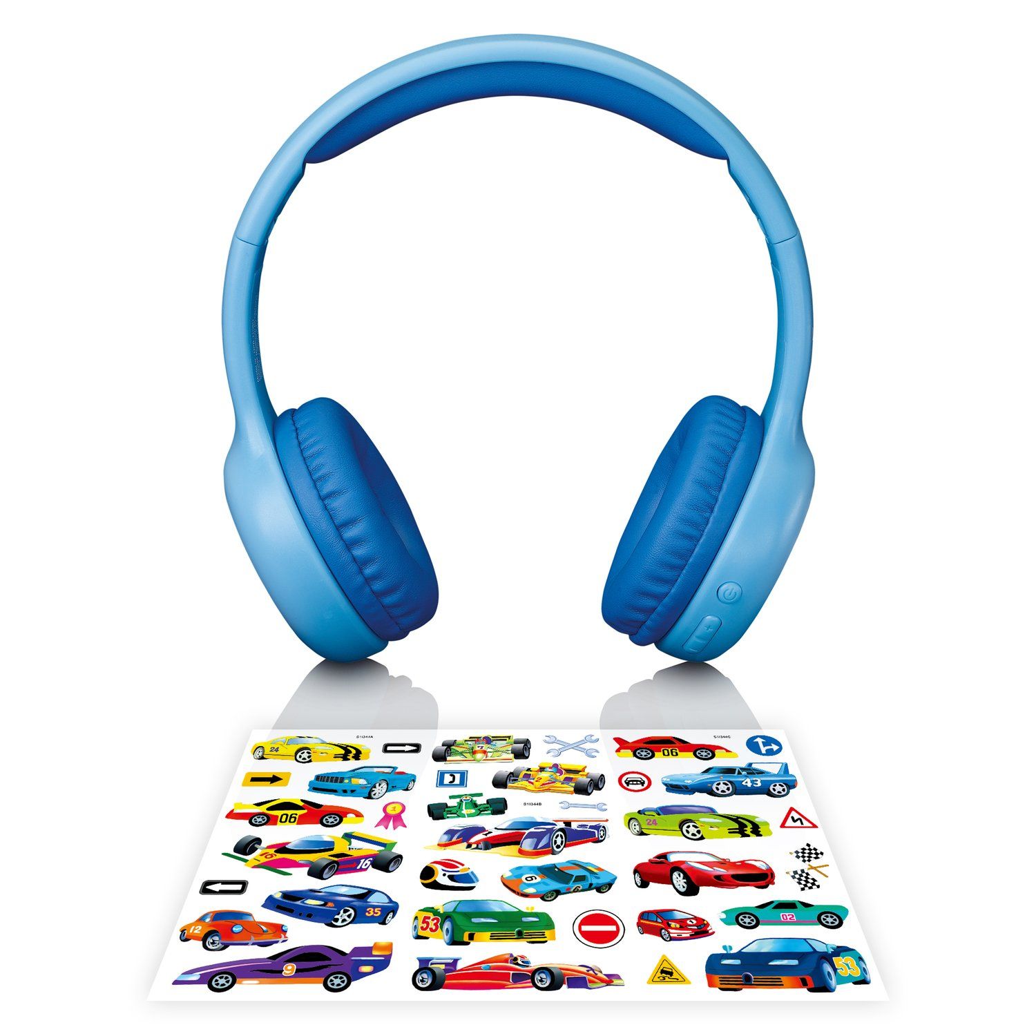 Lenco HPB-110 Kids Bluetooth Headphones - Blue