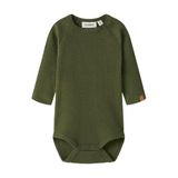 LIL' ATELIER BABY gebreide romper - groen