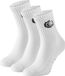 Vinnie-G Sportsokken Wit - 3 paar Witte Crew Sokken - Unisex - Maat 47/49