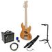Sire Marcus Miller U5 Alder Flamed Maple Natural guitare basse électrique set de démarrage