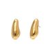 Abrazi gold plated oorbellen Eyre