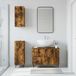 Maison Exclusive Ensemble de meubles de salle de bain exclusif - Système en 3 pièces, modèle ZWOLLE, finition chêne fumé