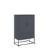 vidaXL Armoire haute, anthracite, 68x39x111,5 cm, acier
