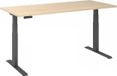 hjh OFFICE PRO XDKB 19 G - 180x80 Eiken Tafelhoogte | Elektrisch in hoogte verstelbaar