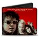 Buckle-Down Bifold Portemonnee voor Heren, The Lost Boys, 4" x 3,5", Vegan Leather, Tweevoudig, Unisex, 10,2 cm x 8,9 cm