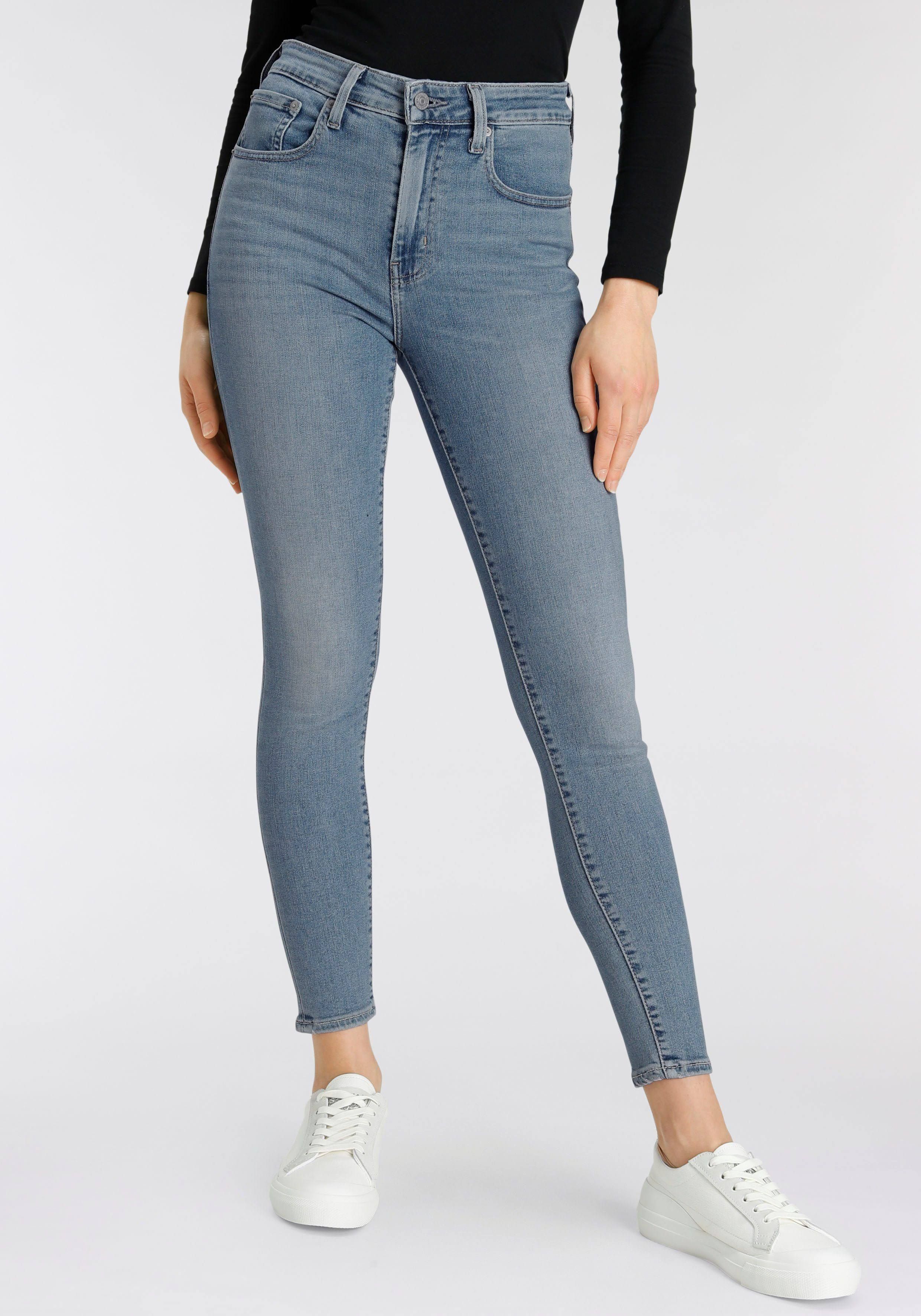 Levi's 721 High Waist Skinny Jeans - Light Blue Denim