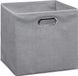 5five Opbergmand / kastmand - Lichtgrijs - Vilt - 29 liter - 31 x 31 x 31 cm