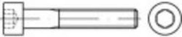 TOOLCRAFT TO-5371959 Vis à tête cylindrique M3 14 mm à six pans creux (Allen) ISO 4762 Inox A2 100 pièce(s)