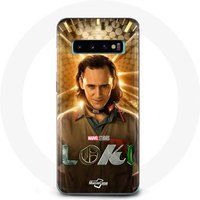 Maniacase Hoesje voor Samsung Galaxy S10 Edge Loki Poster Serie Seizoen 1