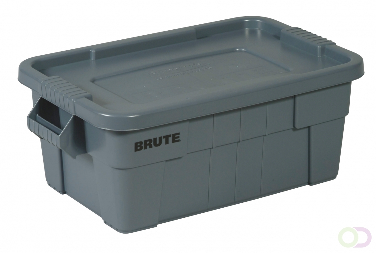 Rubbermaid Brute-opbergbox 53 ltr grijs