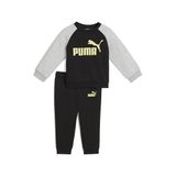 Puma Minicats Ess Raglan Crew Set FL INF Zwart Unisex Kinderen 62