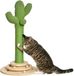 PawHut Krabpaal voor katten - Sisal - 32x32x60cm - Groen