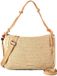 Desigual Schoudertas Half Logo Raffia Leiria Bag Natural beige