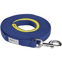 AniOne Sleeplijn, plat, met lus blauw 15 m