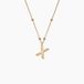 Collier Plaqué Or Jaune Lettra
