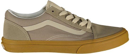 Vans Old Skool Lage Sneakers Grijs Leer Unisex 34.5