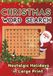 Christmas Word Search for Seniors: Nostalgic Holidays in Large Print