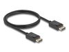 Delock 80492 câble DisplayPort 1 m Noir