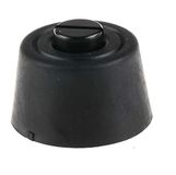 RS PRO Trildemper, rubberen voet, Ø 24 mm x 14 mm, verpakking van 50 stuks