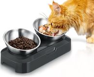 PewinGo Kattenbak met roestvrijstalen, antislip siliconenmat