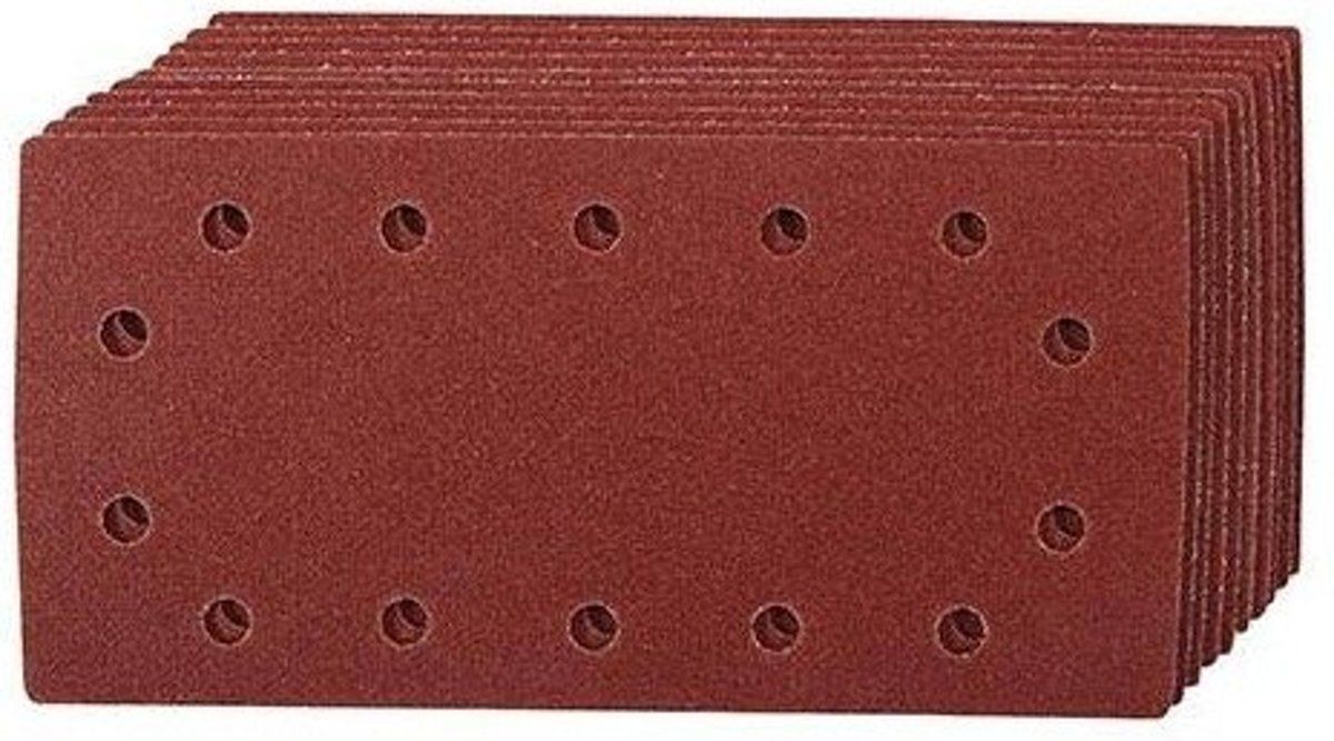 Silverline Geperforeerde klitteband schuurvellen, 10 pk. 115x230mm